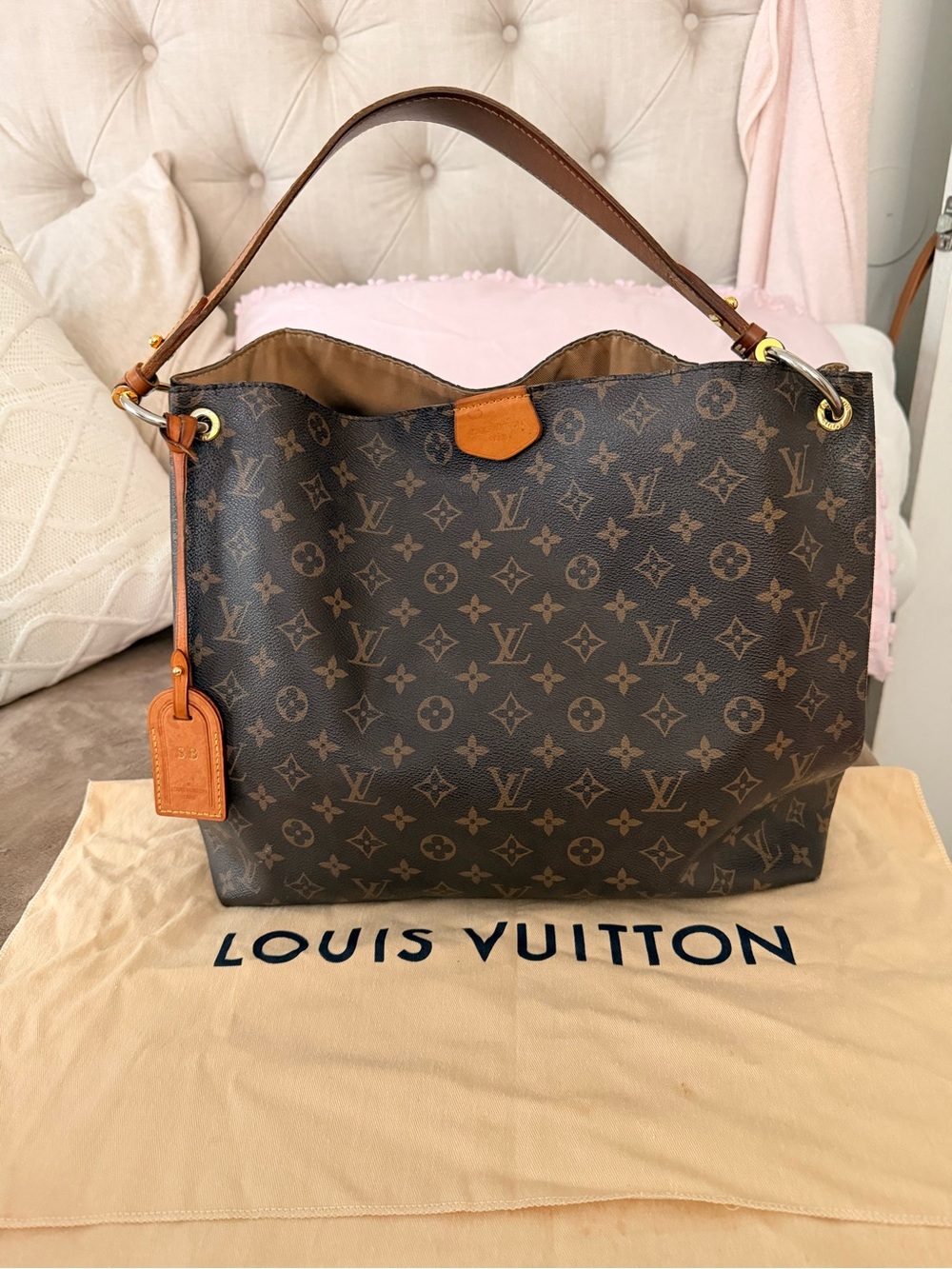 Louis Vuitton Graceful MM Monogram Bag w/ Dust Bag